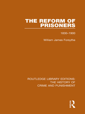 cover image of The Reform of Prisoners